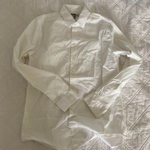Express White button up
